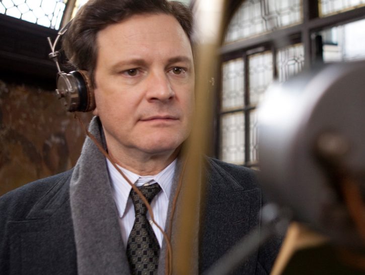 Colin Firth in : Il discorso del re