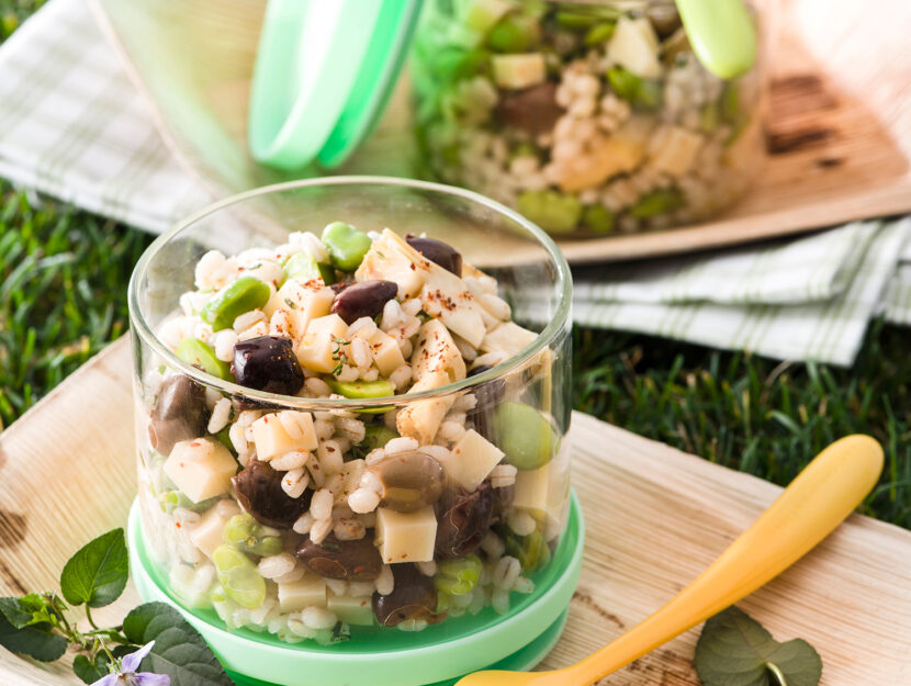 Insalata di orzo per picnic