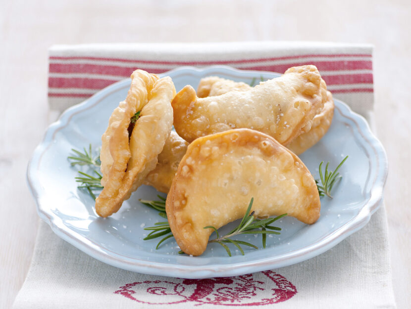 Panzerotti di spinaci