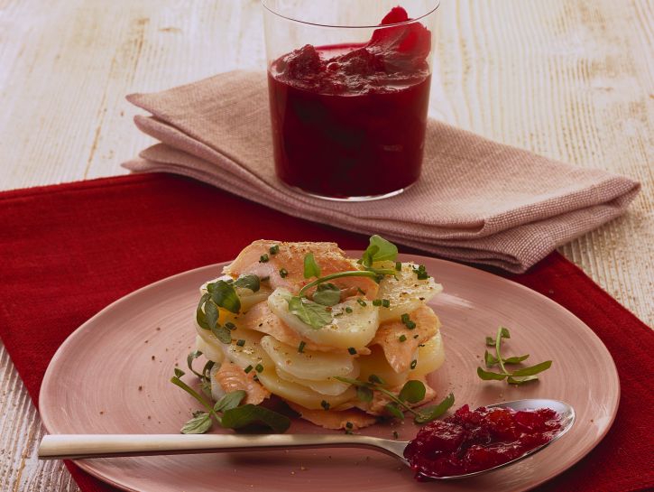 chutney-di-barbabietola-con-insalatina-di-trota