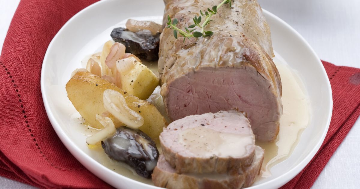 Ricetta Filetto Di Maiale Con Mele E Prugne Donna Moderna