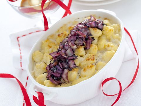 Gnocchetti con radicchio e taleggio