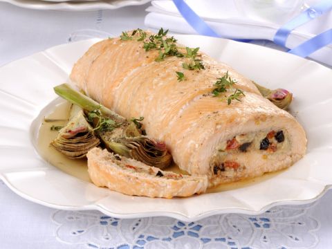 Rotolo di trota salmonata