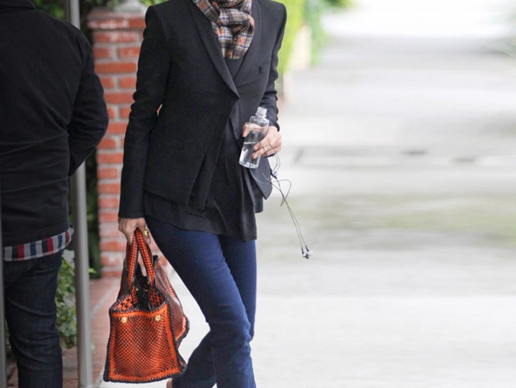 Nella borsa di Uma Thurman
