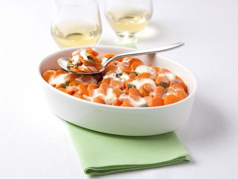 Carote al forno con formaggio