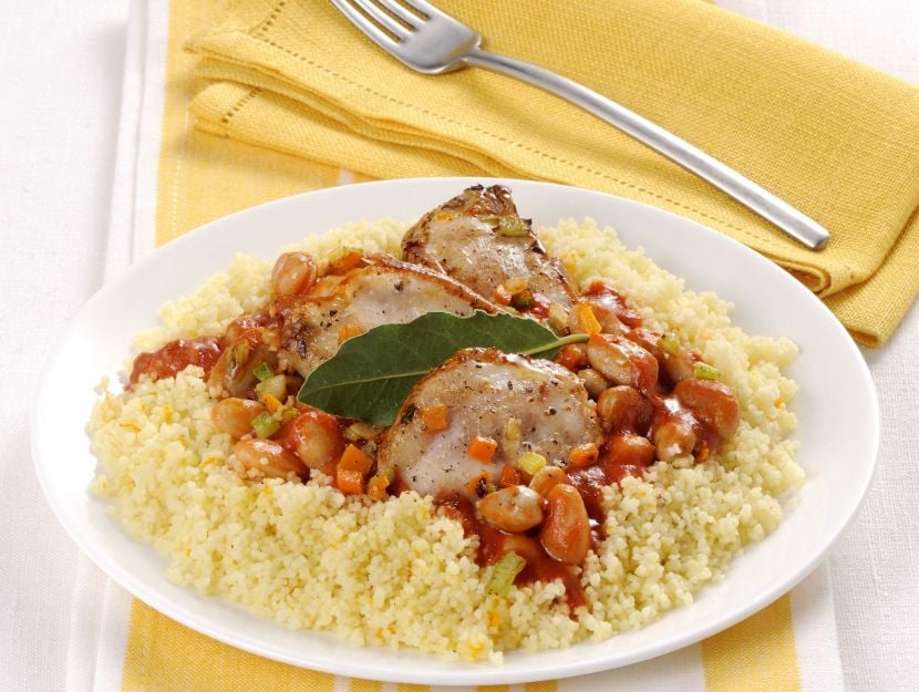 pollo-e-fagioli-con-cous-cous-profumato