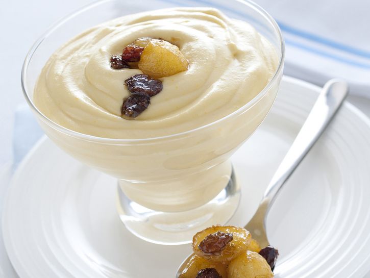 zabaione-con-mele-e-uvetta immagine