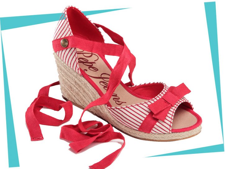 Di Pepe Jeans le zeppe con i lacci