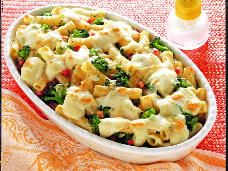 Rigatoni gratinati con cime di rapa