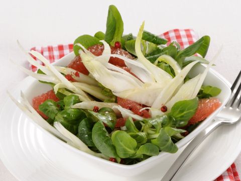 Insalata songino al pompelmo