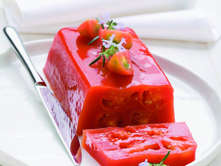 Terrina di pomodori in gelatina