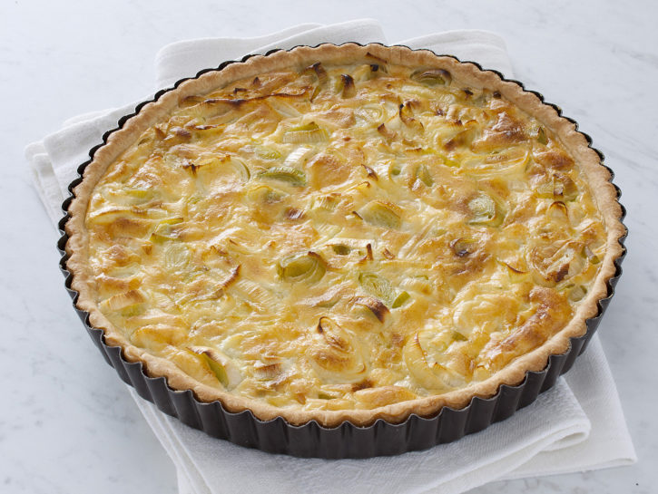 Torta di porri in versione quiche