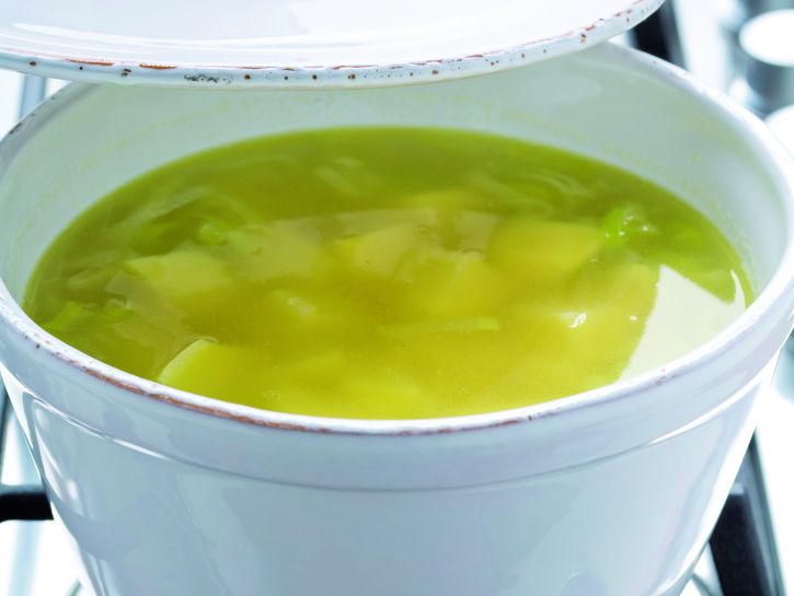 Zuppa di patate e porri