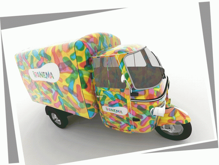 Un'Apecar firmata Ipanema