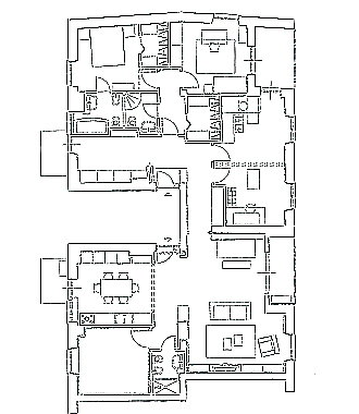 La piantina della casa