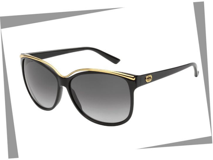 Di Gucci il modello G3155 nero e oro