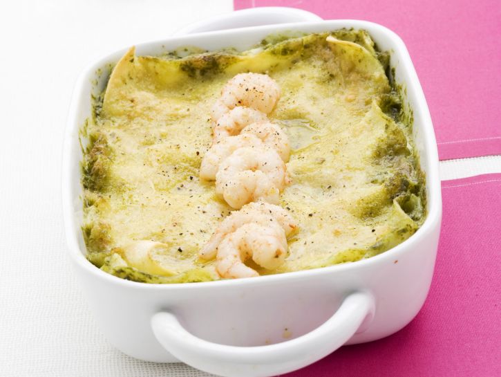 lasagne-con-gamberi-bufala-e-pesto immagine