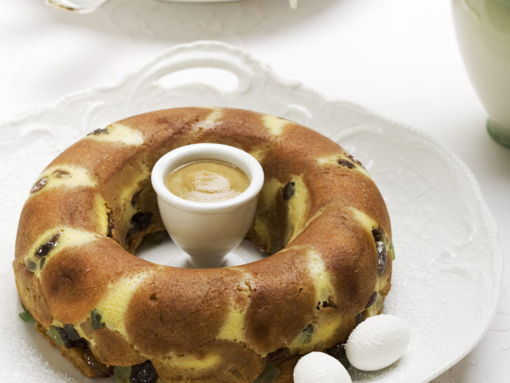 Sformato di savoiardi con lo zabaione