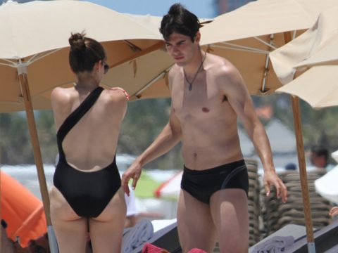 Kakà è un sexy papà sulla spiaggia di Miami