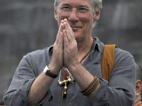 Richard Gere in tour buddista