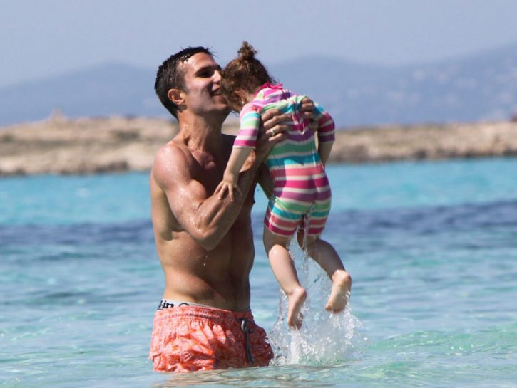 Robie Van Persie al mare