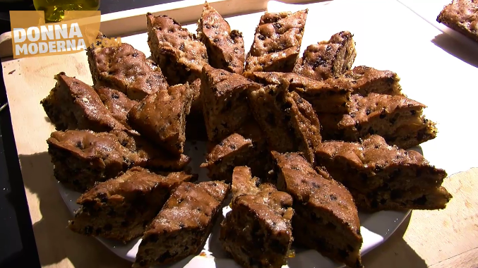 Schermata Focaccia arancia e cioccolato