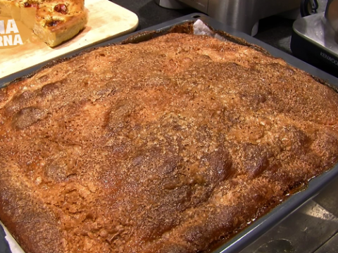 Focaccia dolce alla cannella