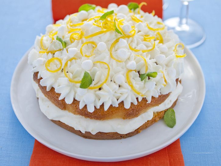 Torta al limone e panna