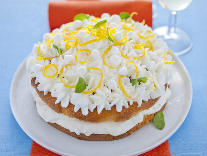 torta-al-limone-e-panna immagine