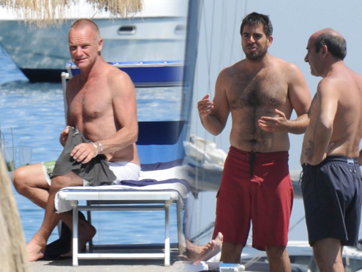 Hollywood si rilassa a Ischia