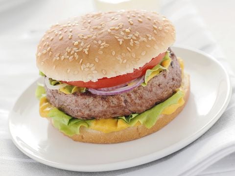 Hamburger classico, all'americana