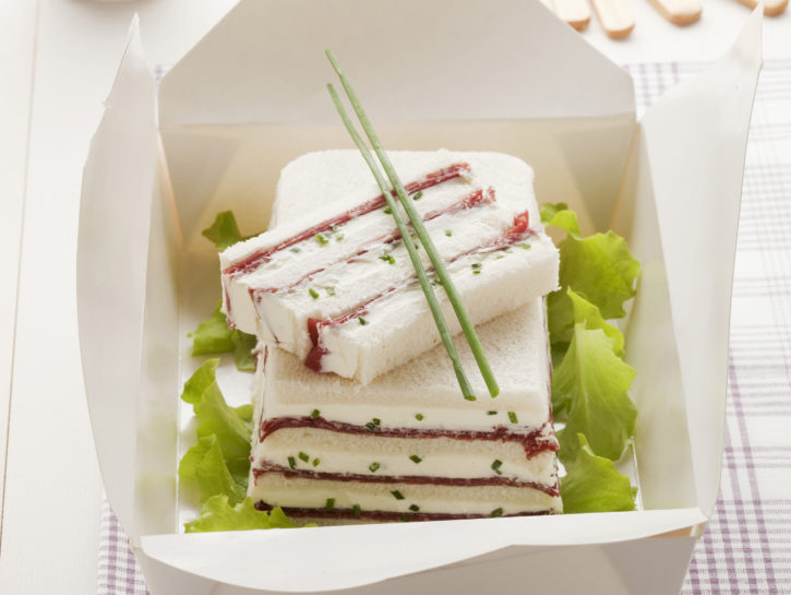 Millefoglie alla robiola e bresaola