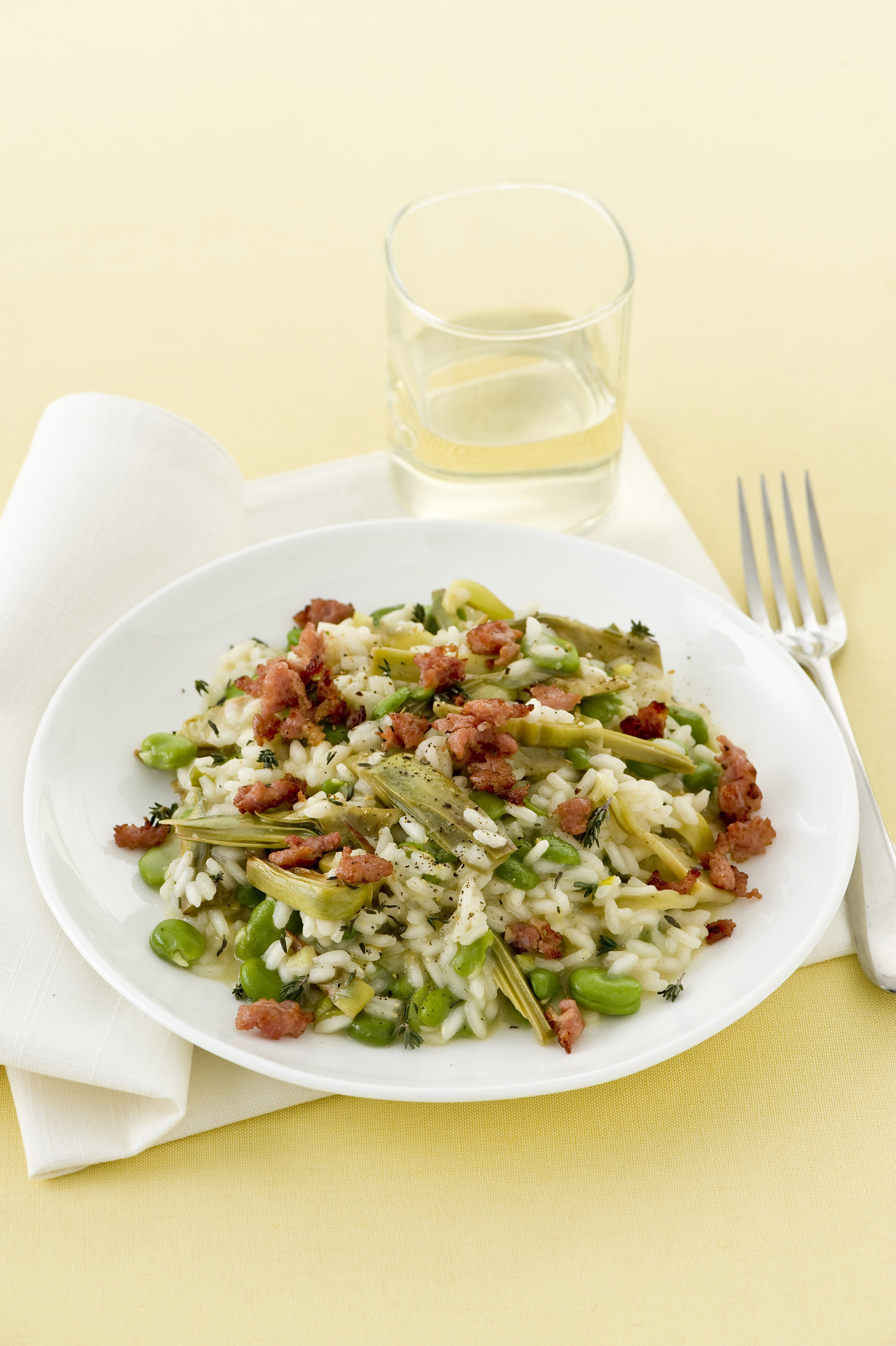 riso con pasta di salame