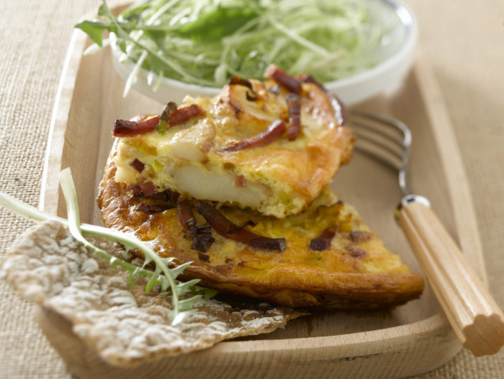 Torta di speck e patate