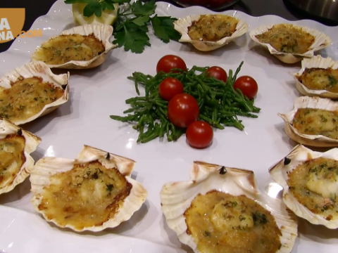 Capesante gratinate mare e monti
