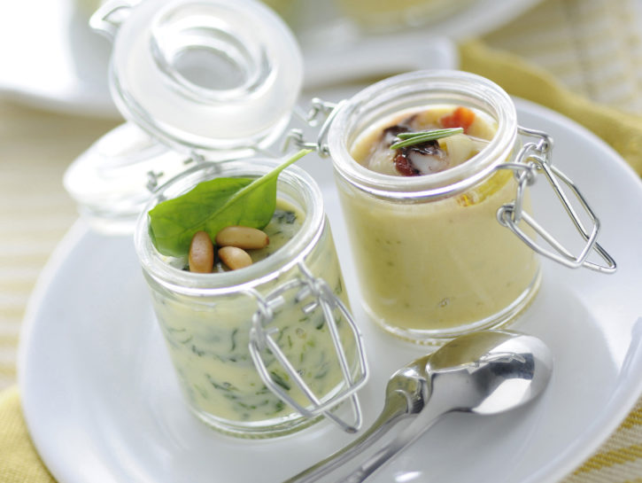 Antipasti nei vasetti