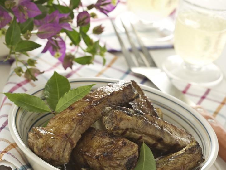 Costine di maiale alla birra