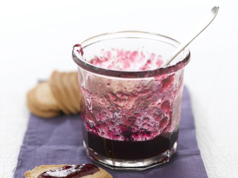 Gelatina di mirtilli e lime