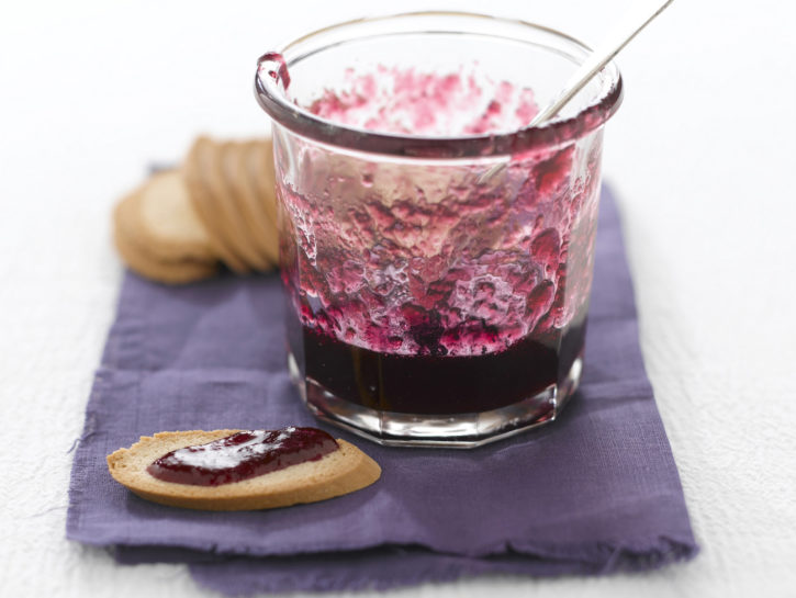 Gelatina di mirtilli e lime