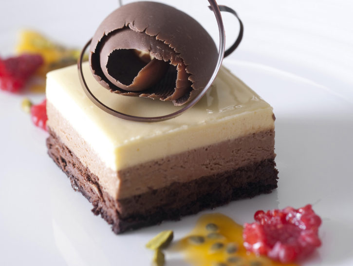 Mousse ai tre cioccolati