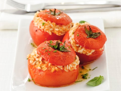 Pomodori ripieni di riso alla romana