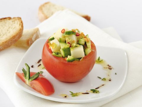 Pomodori ripieni a crudo