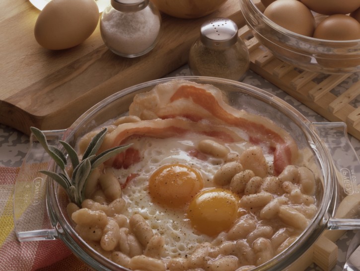 Fagioli con le uova