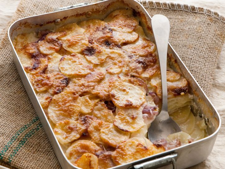 Gratin con cipolle rosse di tropea