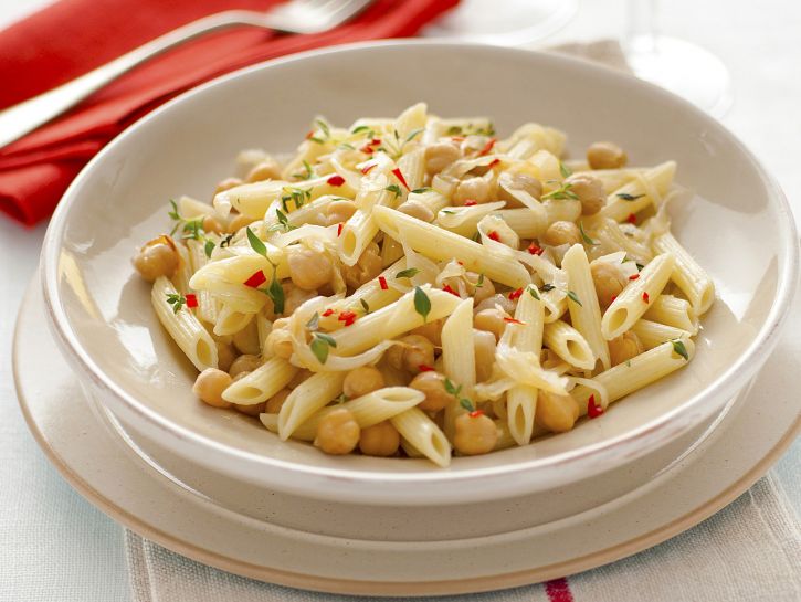 Pennette con sugo di ceci