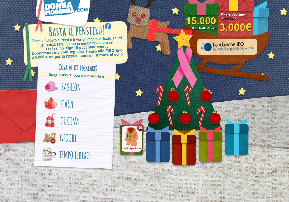 Invia ai tuoi amici un pacchetto regalo virtuale: questo Natale