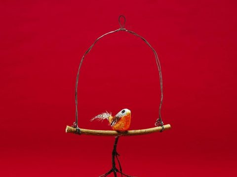 Decori e addobbi fai-da-te: l'uccellino