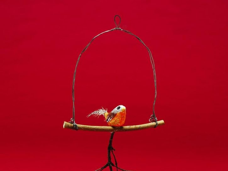 Decori e addobbi fai-da-te: l'uccellino