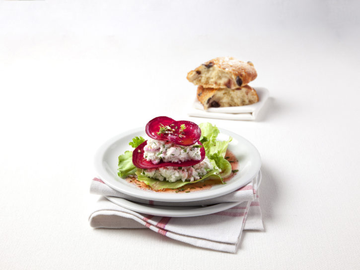 Barbabietola con ricotta