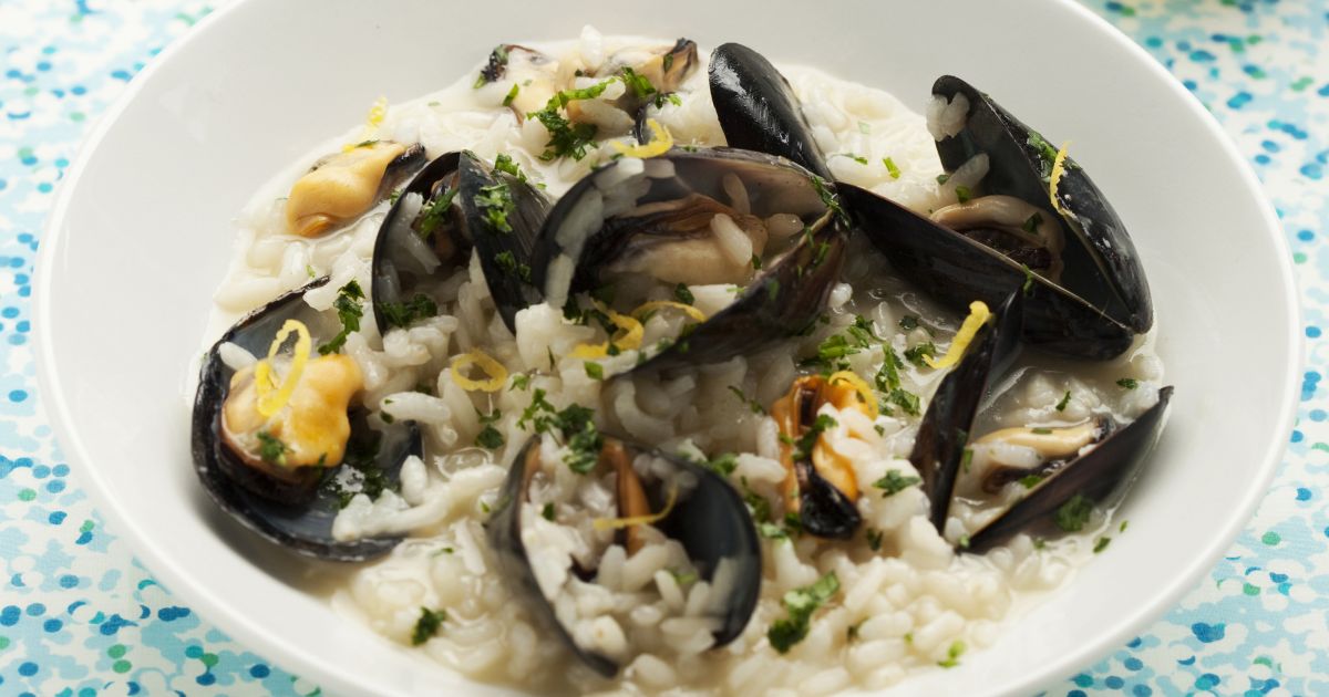 Riso Con Le Cozze In Bianco